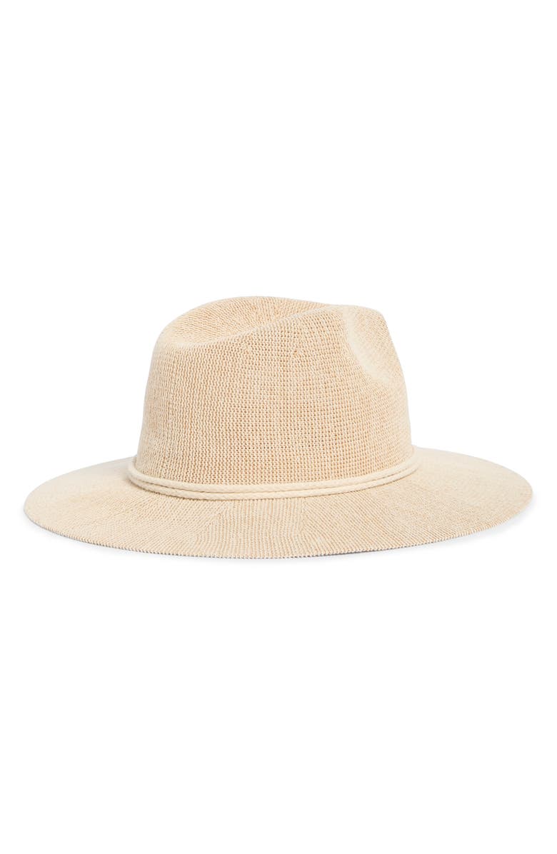 NORDSTROM RACK Cotton Knit Panama Hat, Alternate, color, 