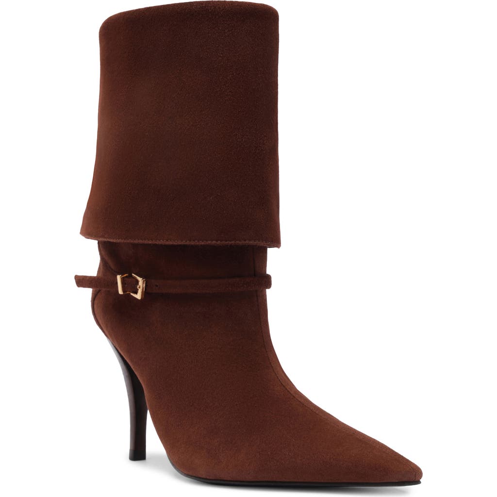 Schutz Rudy Stiletto Boot In Brown