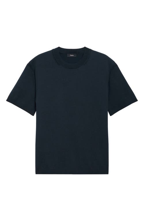 Theory Relaxed Crewneck Tee In Cotton Light Twist