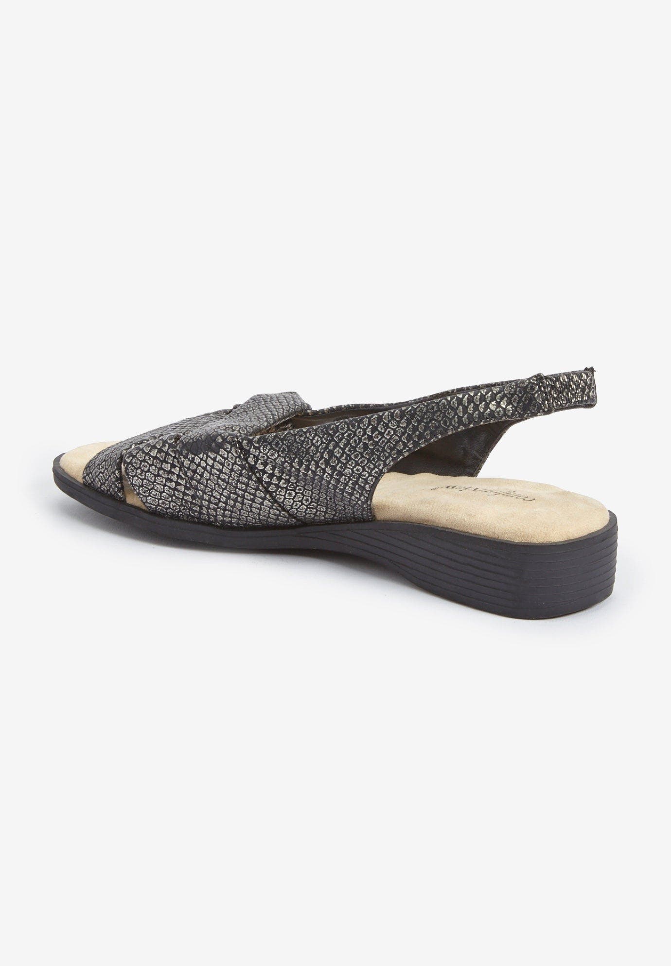 Comfortview The Pearl Sandal, Alternate, color, Black