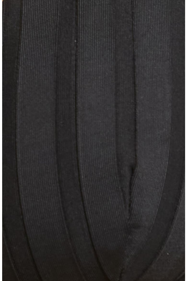 Rossi Underwire Bikini Top, Alternate, color, BLACK SUPER RIB