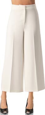 IVONNE Wide-Leg Cropped Culotte