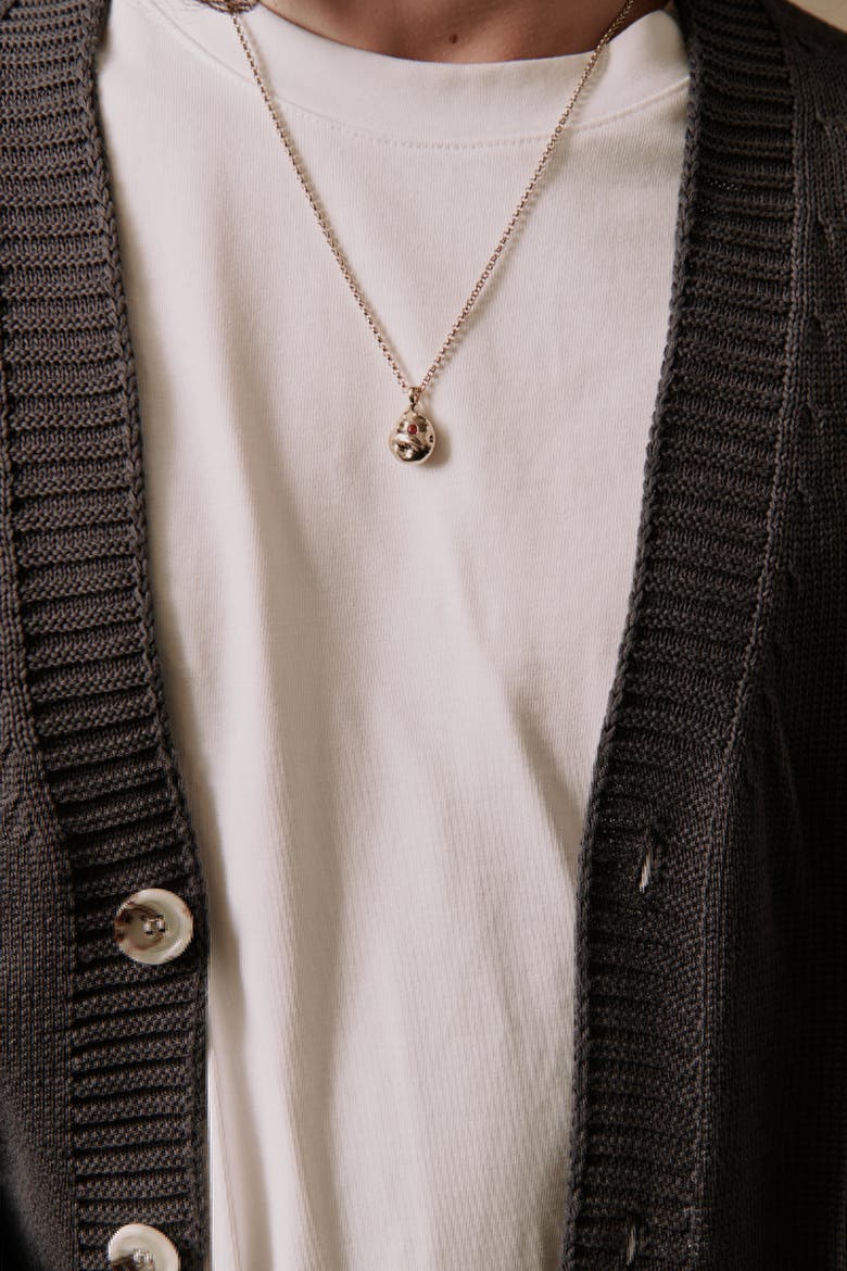 Finn Nugget Necklace, Alternate, color, 14K Recycled Gold Vermeil