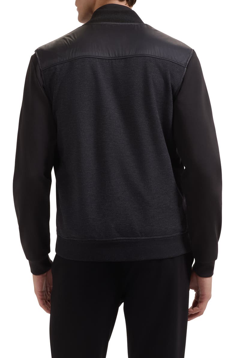 Bugatchi Soft Touch Knit Vest, Alternate, color, Black