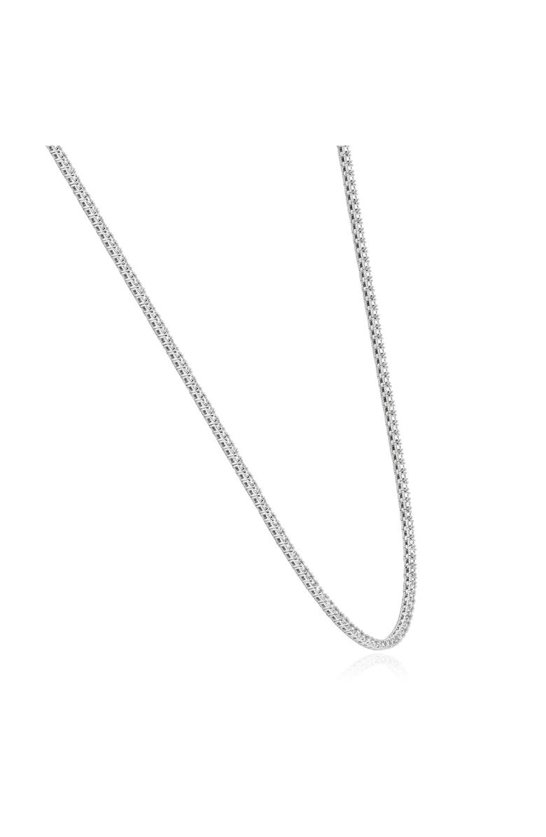 Bliss Diamond 3.92Ct 20" Diamond Tennis Women's Necklkace 14k Gold Lab Grown, Alternate, color, 14K White Gold