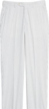 Berle Flat Front Seersucker Pants