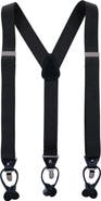 Ascentix Men's Classic Stretch 1 3/8 inch Convertible Suspenders