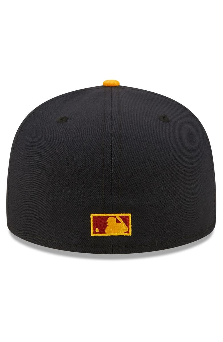 New Era Men's New Era Navy/Gold New York Yankees Primary Logo 59FIFTY Fitted Hat, Alternate, color, 