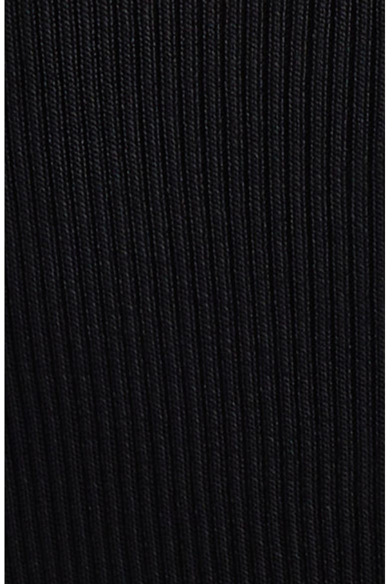 Logo Tag Rib Column Tank, Alternate, color, BLACK