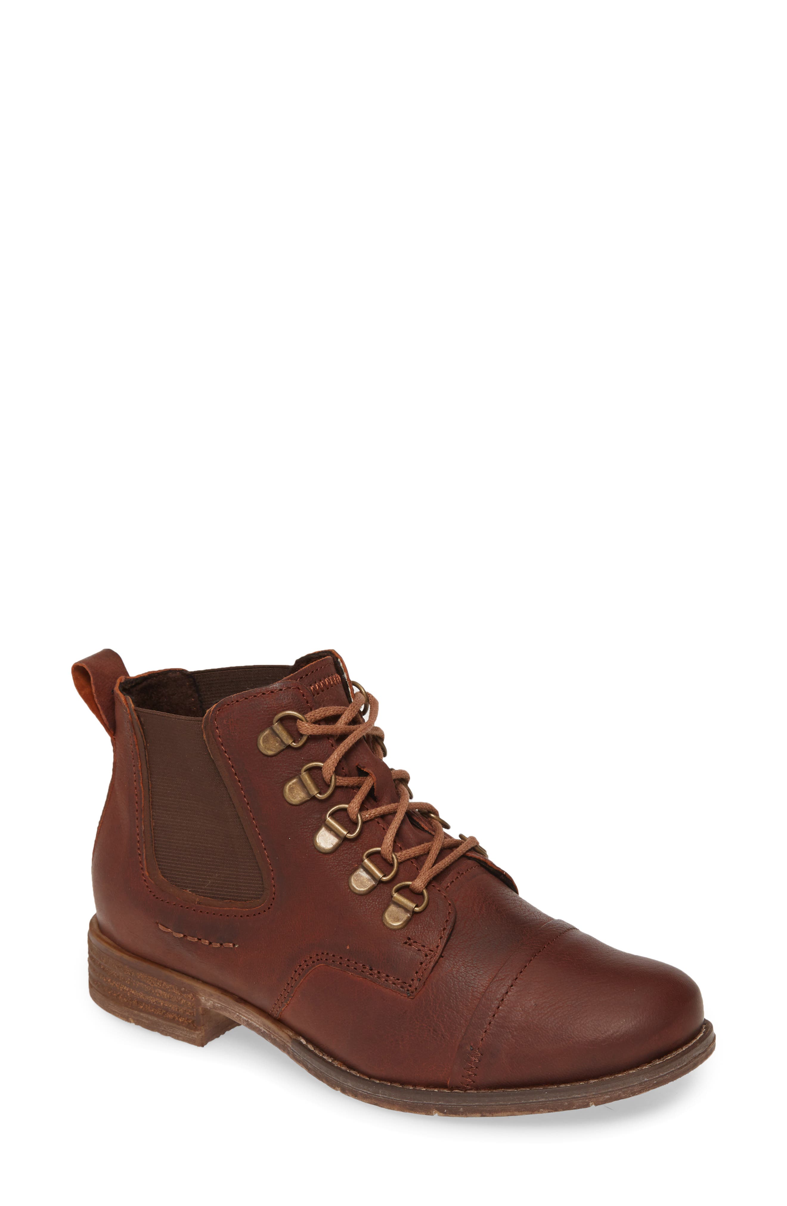 Sienna 09 Bootie, Main, color, CAMEL WASHED LEATHER