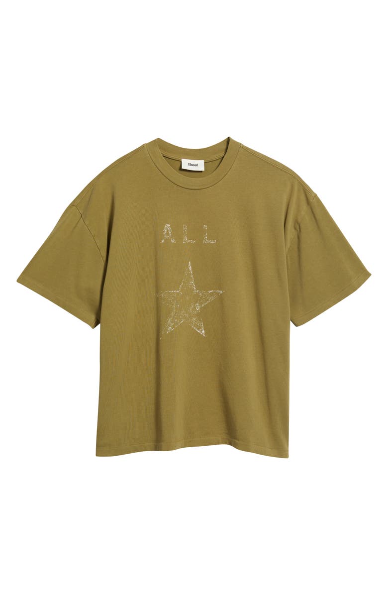 Elwood Crop Hill All Star Graphic T-Shirt, Alternate, color, Olive
