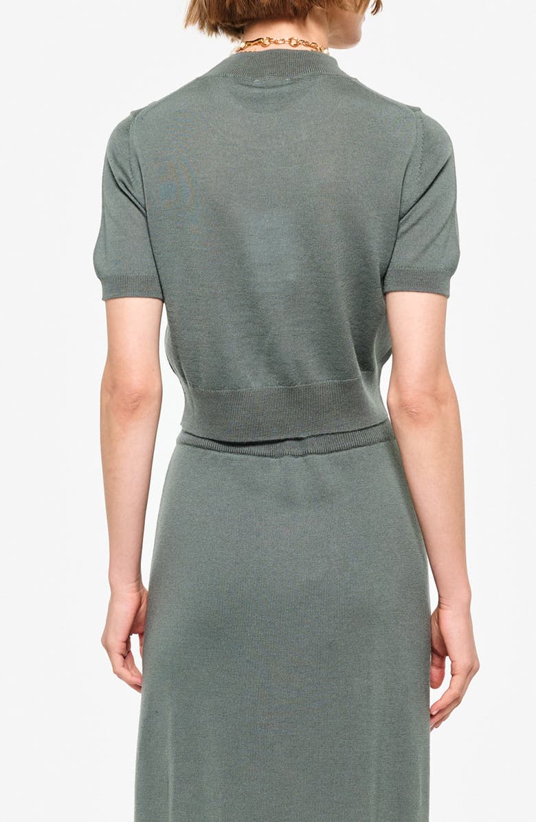 CAMI NYC Lexa Mock Neck Crop Merino Wool Sweater, Alternate, color,