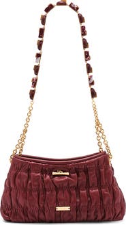 Cult Gaia Mini Kiraz Leather Clutch