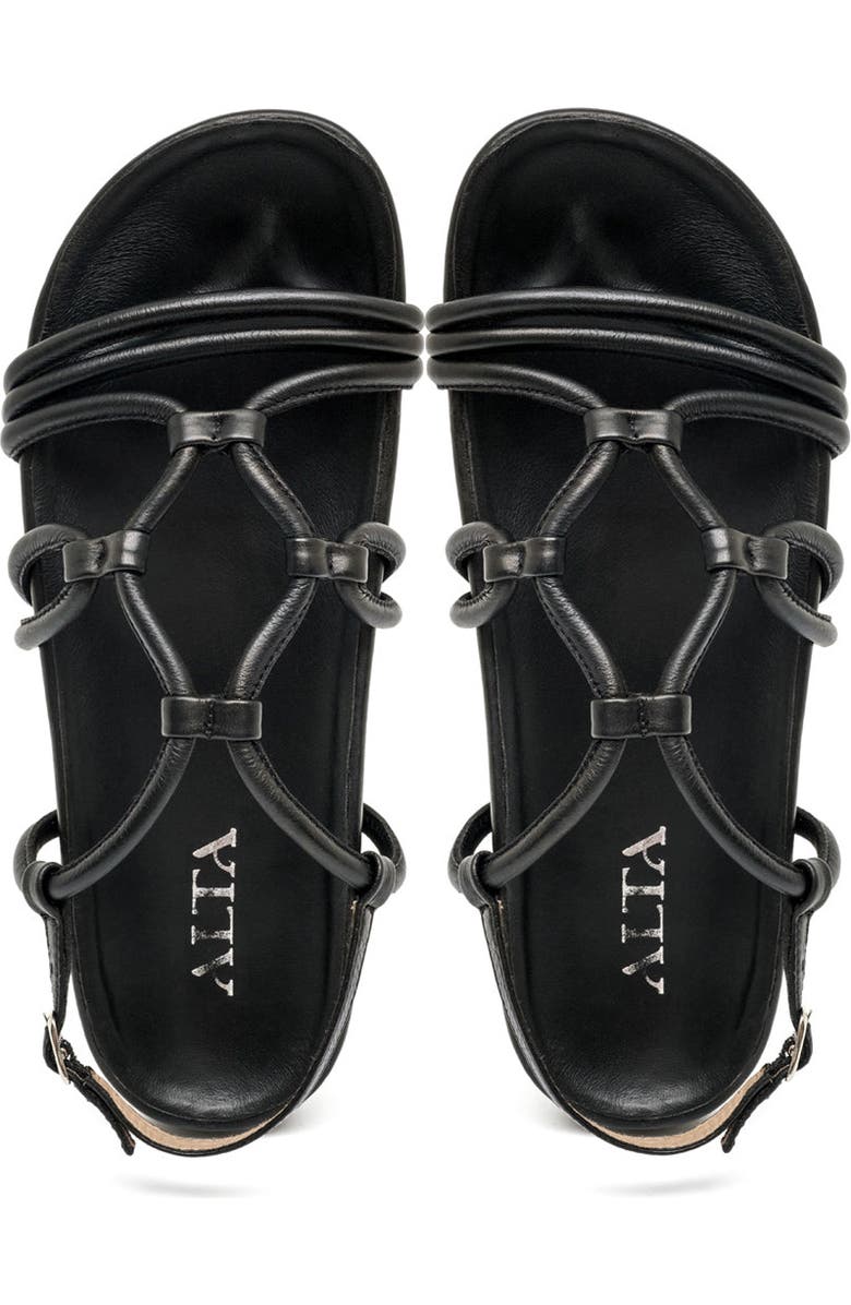 ALTA Flora Sandals, Alternate, color, Black