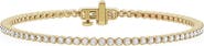 Jennifer Fisher 18K Gold Round Lab Created Diamond Tennis Bracelet - 1.94 ctw