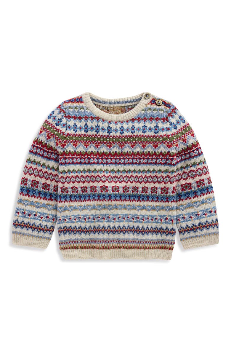 Kids' Fair Isle Sweater, Main, color, MULTI SOFT FAIR ISLE