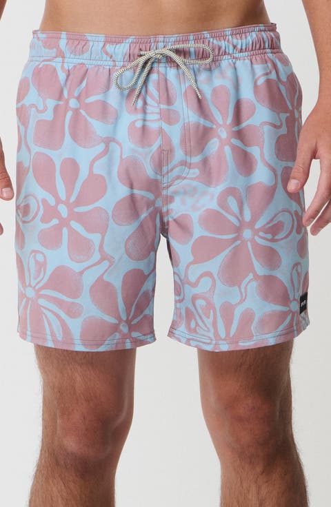 Sessions Floral Swim Trunks