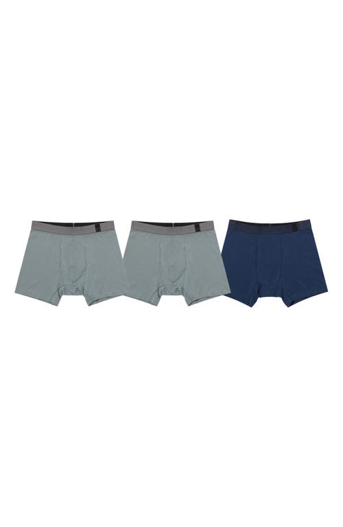 Pair Of Thieves 3-pack Superiair Boxer Briefs In Blue