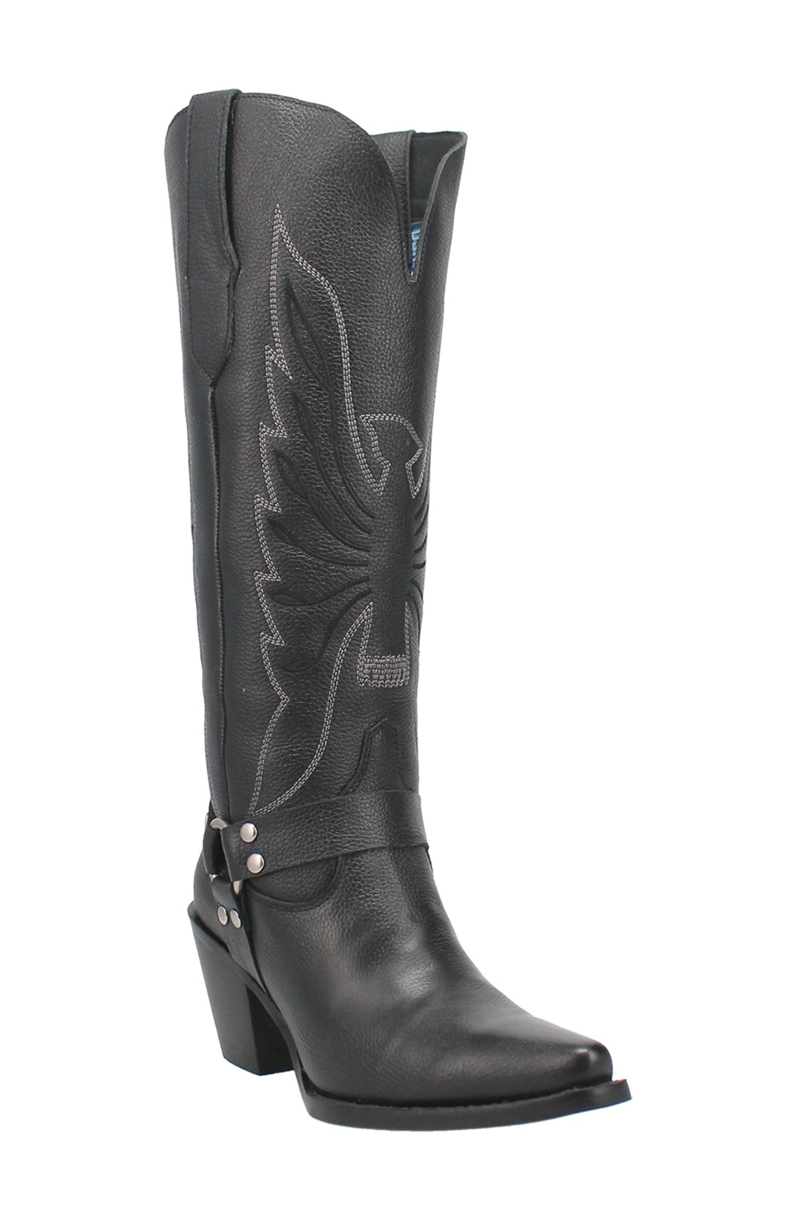 Dingo Heavens to Betsy Knee High Western Boot, Main, color, 