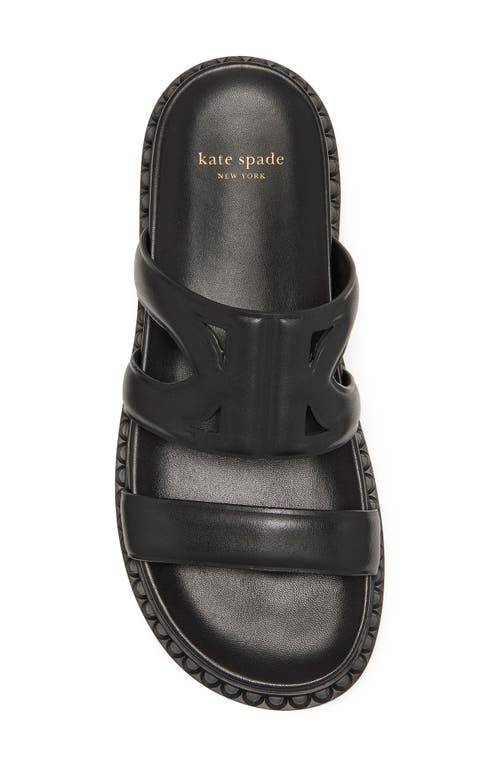 Kate Spade New York Duo Sport Slide Sandal In Black