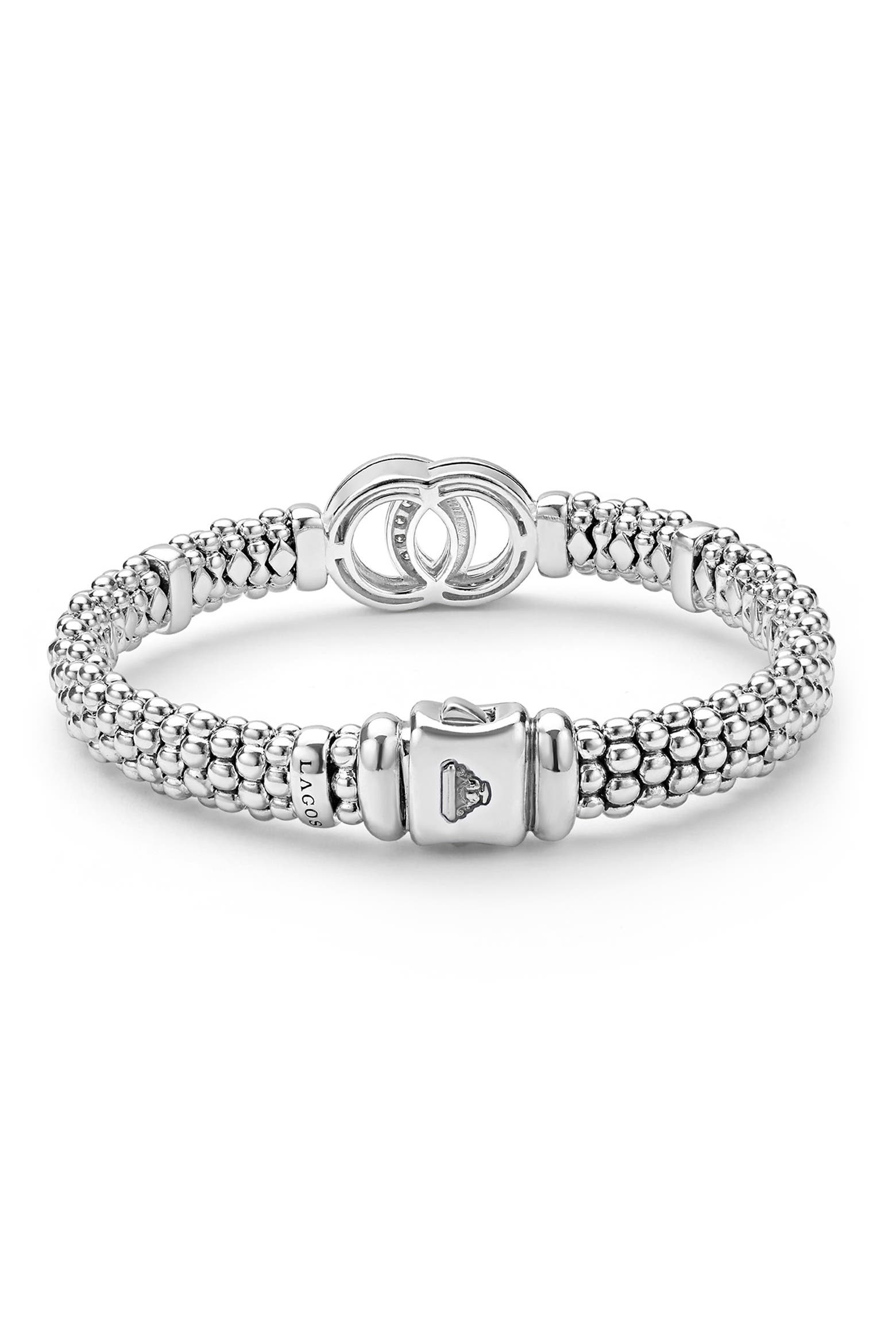 Colorful Interlocking LAGOS Signature Caviar Interlocking Diamond Bracelet (Women) | Nordstrom