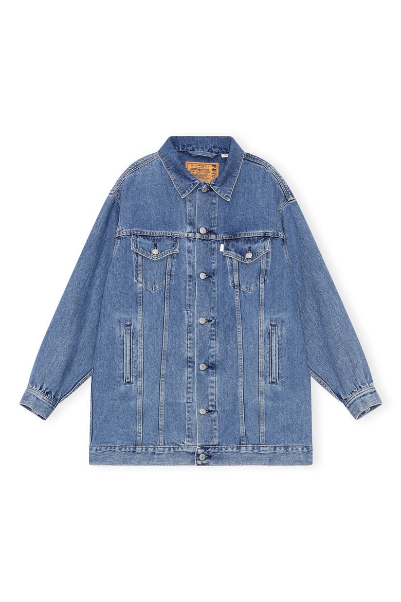x Levi's® Denim Jacket, Alternate, color, MEDIUM INDIGO