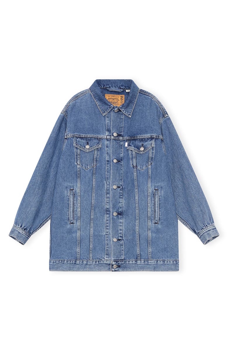 Ganni x Levi's<sup>®</sup> Denim Jacket, Alternate, color, 