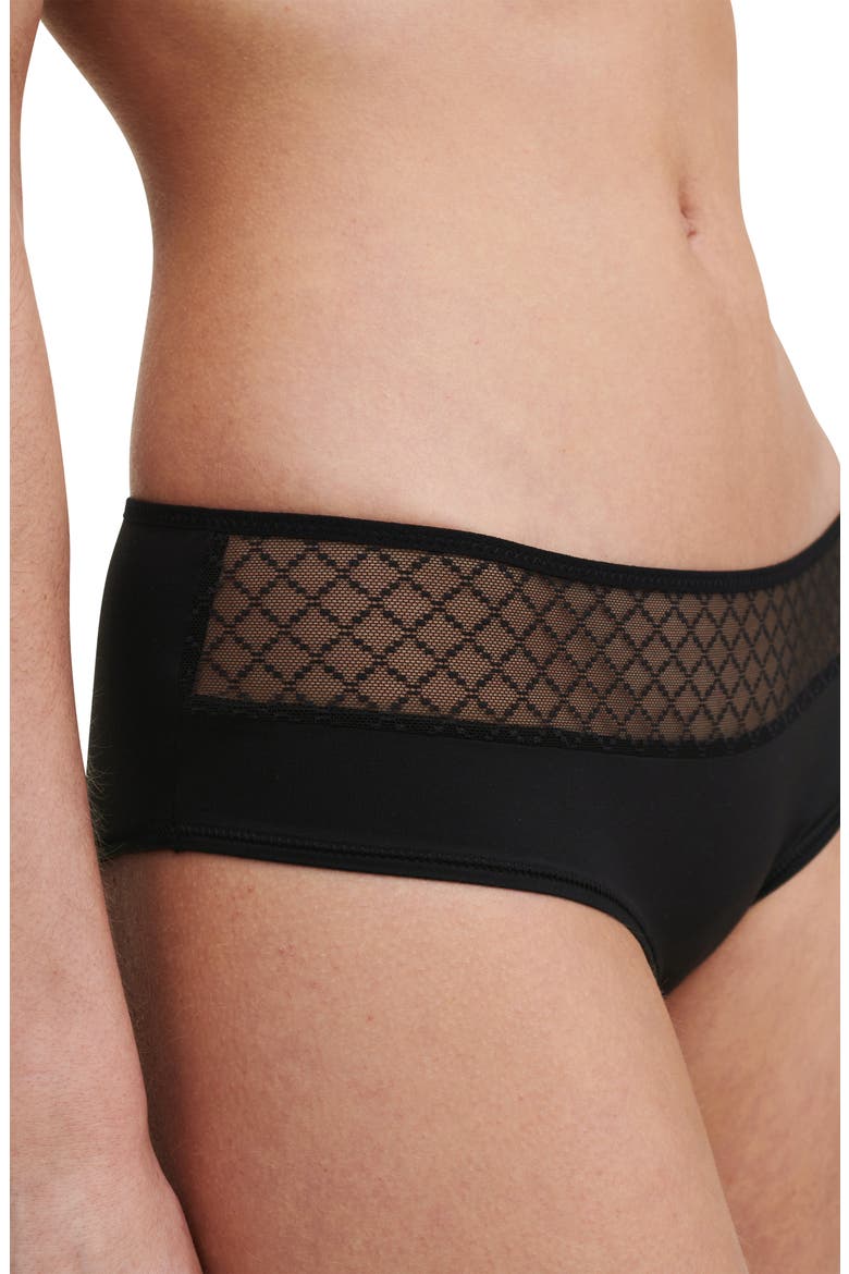 Norah Chic Hipster Briefs, Alternate, color, BLACK