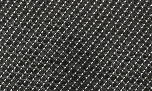 Hugo Boss Boss Diagonal Stripe Jacquard Silk Blend Tie In Black