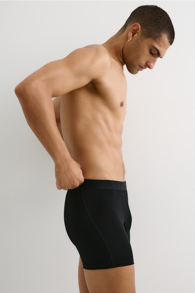 10-pack Mid Trunks With Lycra®, Alternate, color, Black