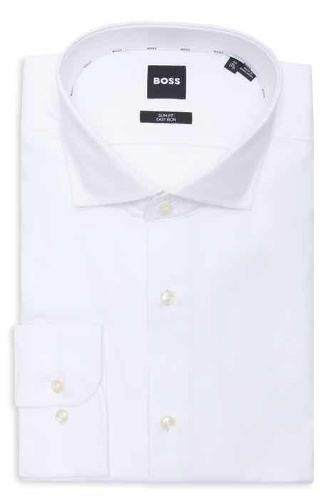BOSS Hank Slim Fit Stretch Cotton Dress Shirt