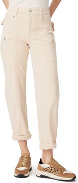 PAIGE Alexis High Waist Ankle Barrel Cargo Jeans