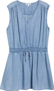 Splendid Ginger Sleeveless Chambray Minidress