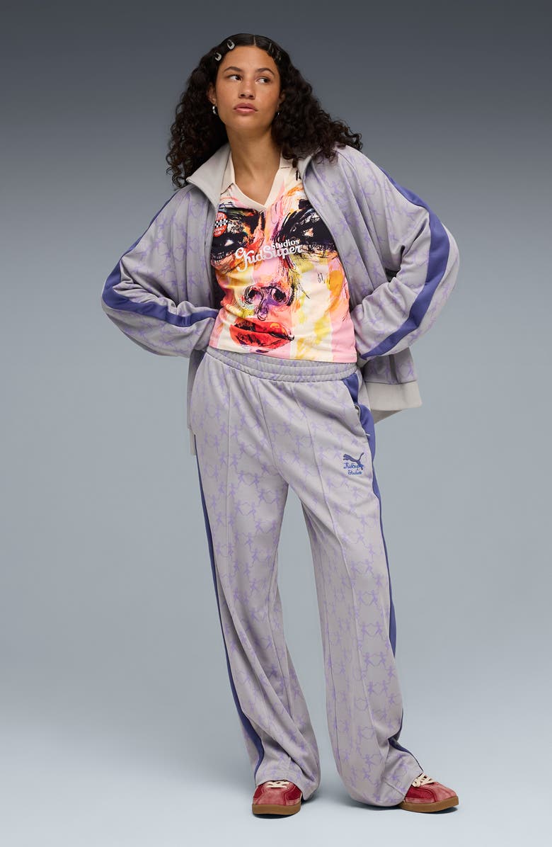 PUMA x KidSuper Long Sleeve Cotton Goalie Jersey, Alternate, color, Poised Pink