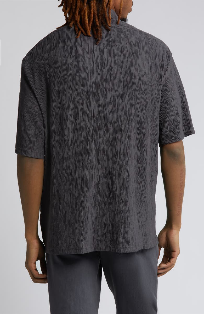 Topman Textured Button-Up Shirt, Alternate, color,