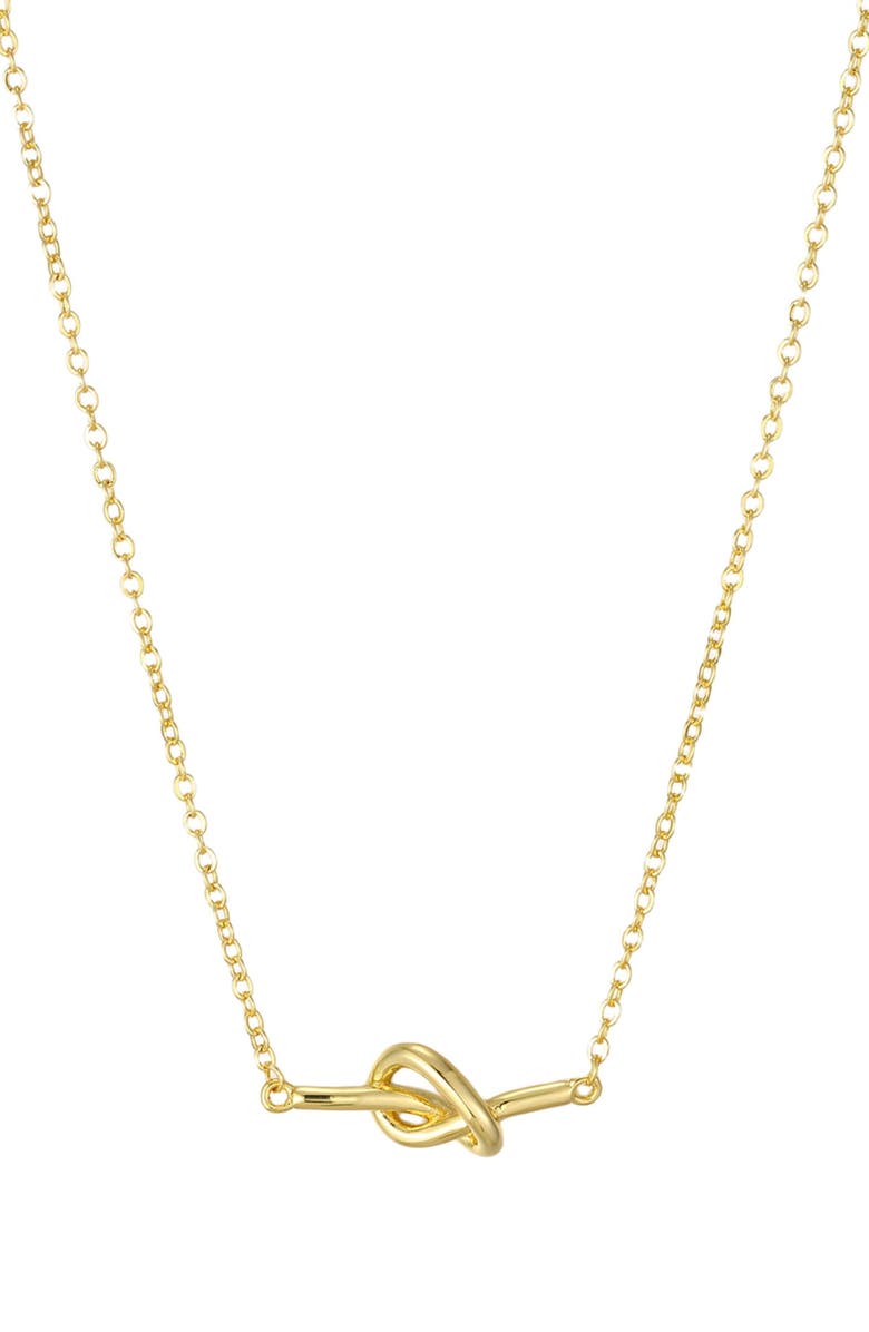 st. Moran Knotted Bar Pendant Necklace, Main, color, Gold