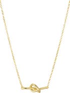 st. Moran Knotted Bar Pendant Necklace
