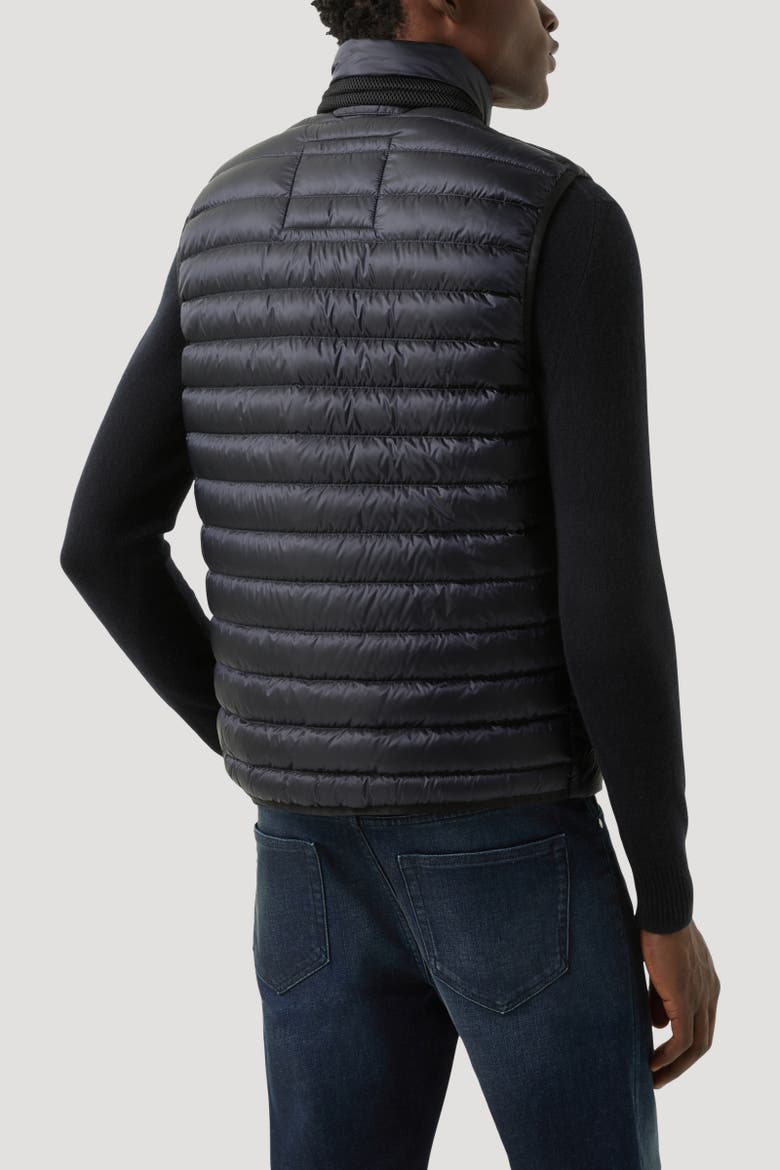 Lasse Lightweight Down Vest, Alternate, color, Navy blue