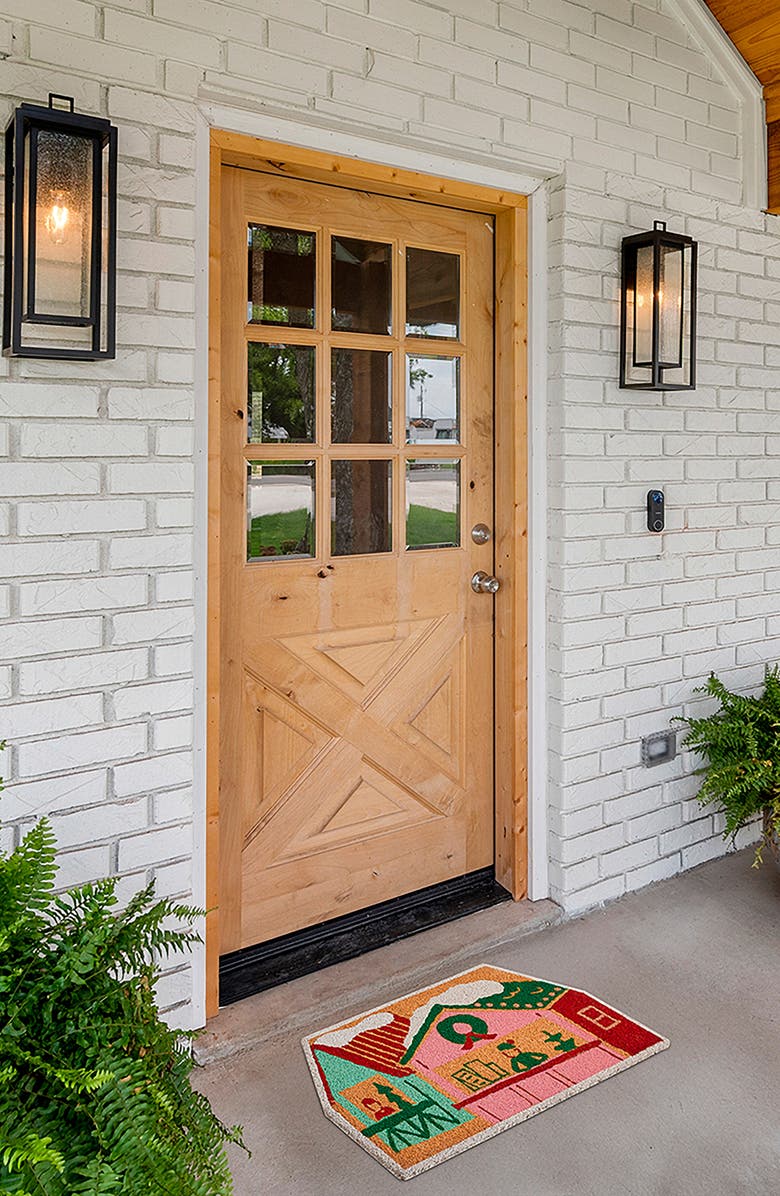 Hallmark Holiday Houses Doormat, Alternate, color, Brown