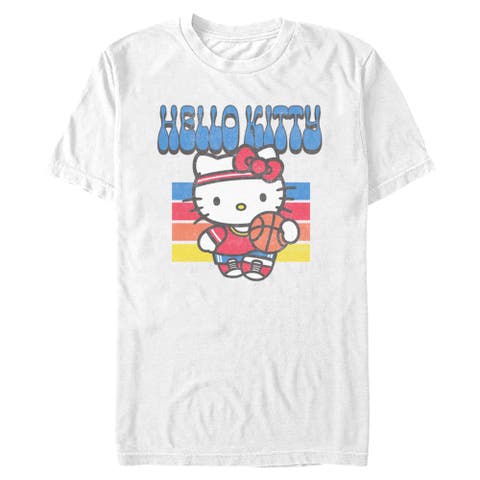 Mens Hello Kitty Retro and Sports Hello Kitty T Shirt