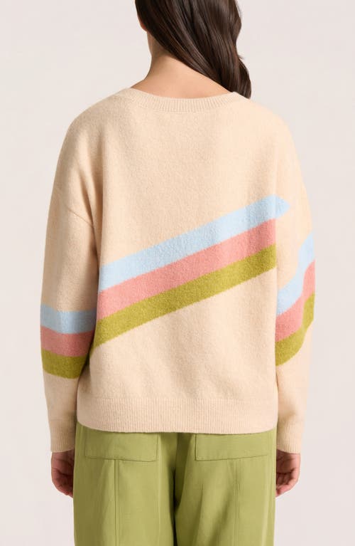 Matty M . Jules Colorblock Sweater In Multi