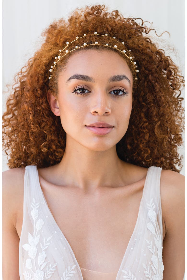 Florence Headband, Alternate, color, GOLD