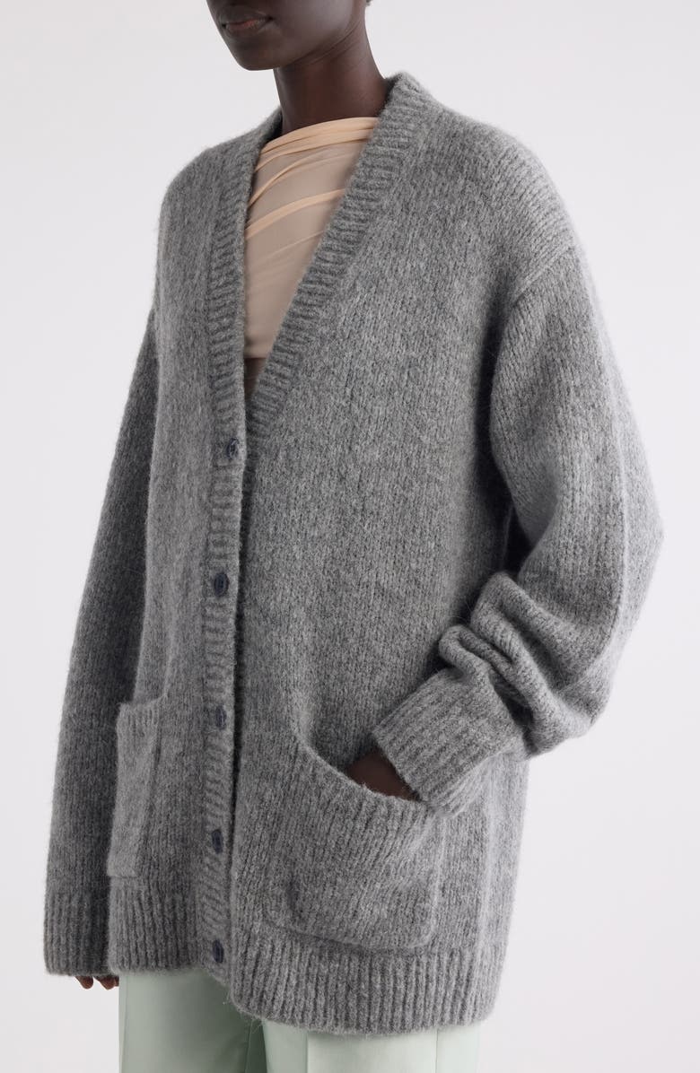 Dries Van Noten Toka Oversize Alpaca & Merino Wool Blend Cardigan, Alternate, color,