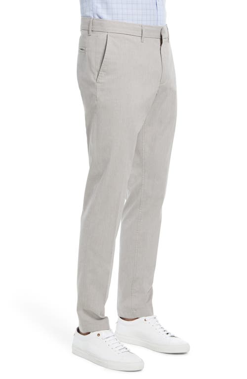 Nordstrom Athletic Fit Coolmax® Flat Front Performance Chino Pants In Grey Opal Heather