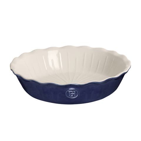 Modern Classics 9-Inch Ribbed Pie Dish
