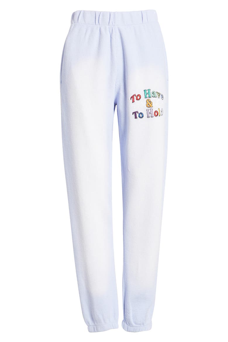 Vows Cotton Joggers, Alternate, color, LAVENDER