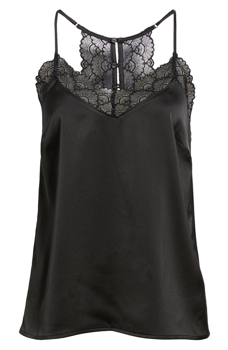 GIBSONLOOK Gibson x Living in Yellow Betty Lace Trim Camisole, Alternate, color, 