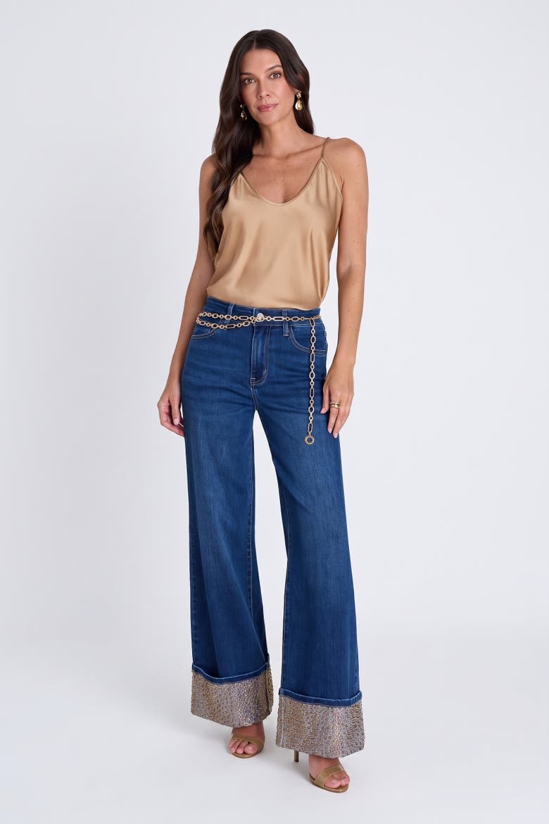 Yara Silk Camisole, Alternate, color, Mocha