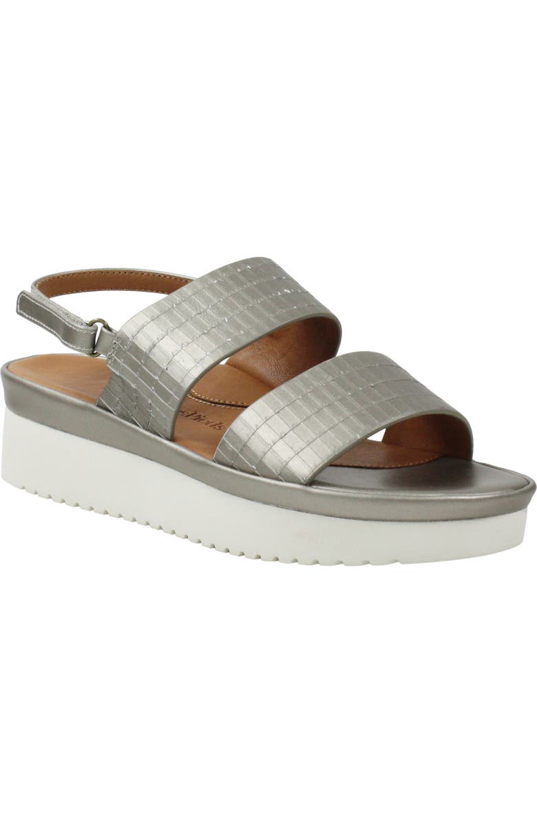 L'Amour des Pieds Abruzzo Slingback Platform Wedge Sandal, Main, color,