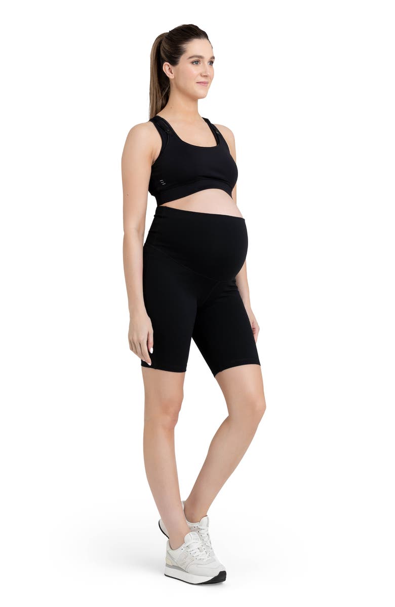 Ripe Maternity Tempo Stretch Nylon Maternity Bike Shorts, Alternate, color,